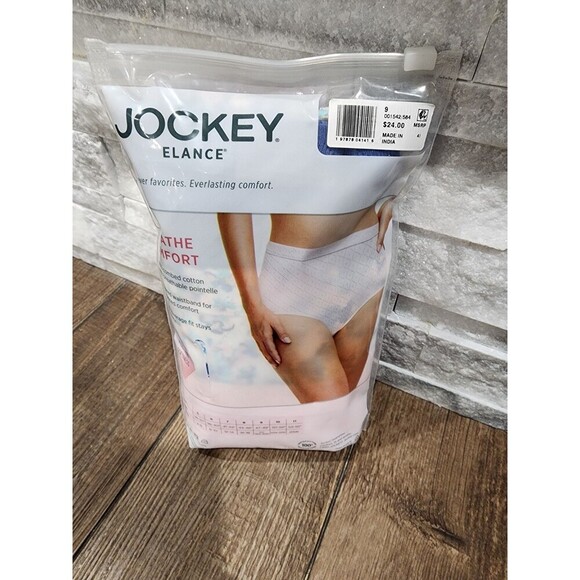 Jockey Womens Underwear Elance Briefs 3 Pack Underwear 100% Cotton Sz 9 XXL - Picture 4 of 8